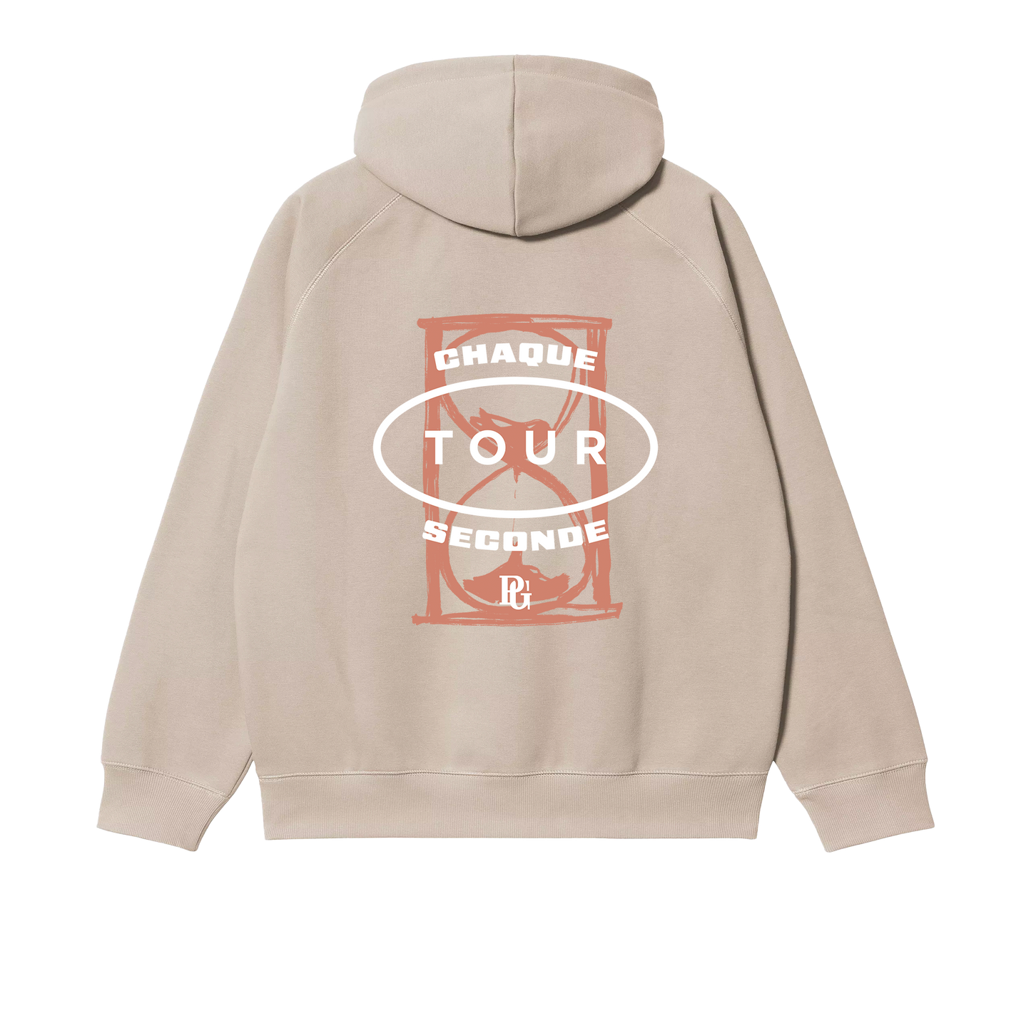 Hoodie sablier beige