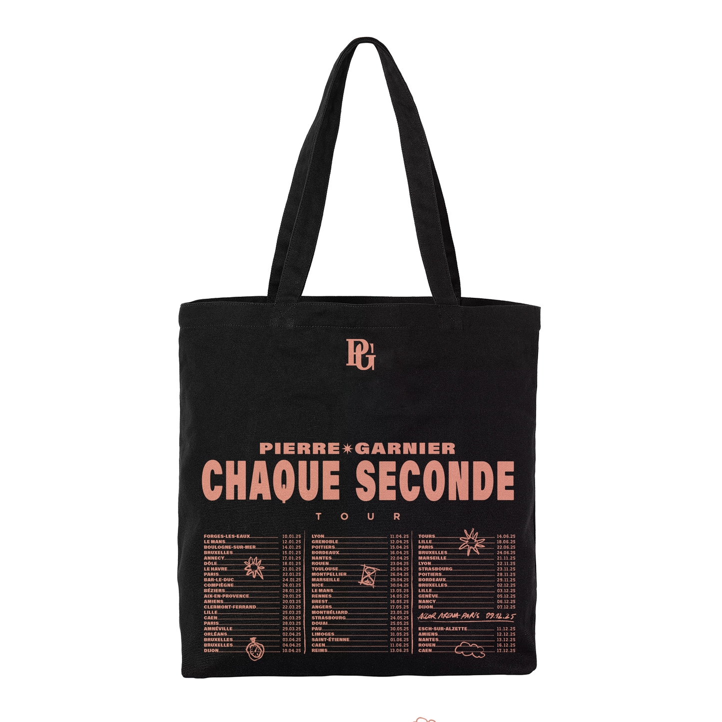 Totebag tour noir