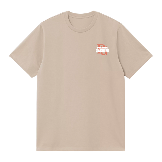 T-shirt horloge beige